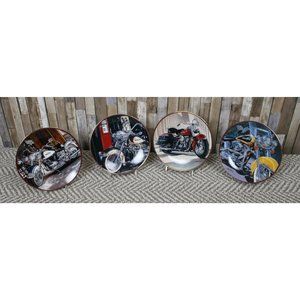 (4) Collector Harley Davidson Plates